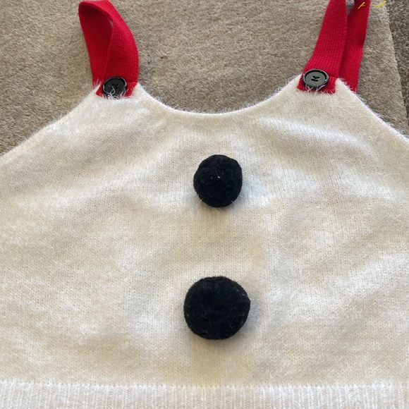 No Boundries Ladies Knit Christmas Top & Skirt Set, 2-Piece - Picture 6 of 8